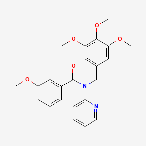 3-methoxy-N-(pyridin-2-yl)-N-(3,4,5-trimethoxybenzyl)benzamide