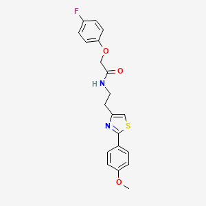 2-(4-fluorophenoxy)-N-{2-[2-(4-methoxyphenyl)-1,3-thiazol-4-yl]ethyl}acetamide