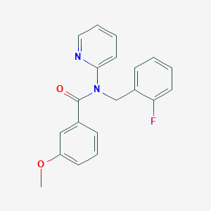 N-(2-fluorobenzyl)-3-methoxy-N-(pyridin-2-yl)benzamide