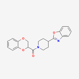 2-[1-(2,3-Dihydro-1,4-benzodioxin-2-ylcarbonyl)piperidin-4-yl]-1,3-benzoxazole