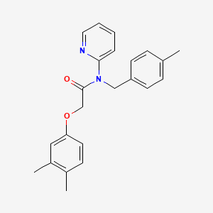 2-(3,4-dimethylphenoxy)-N-(4-methylbenzyl)-N-(pyridin-2-yl)acetamide