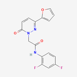 N-(2,4-difluorophenyl)-2-(3-(furan-2-yl)-6-oxopyridazin-1(6H)-yl)acetamide