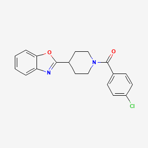 2-[1-(4-Chlorobenzoyl)piperidin-4-yl]-1,3-benzoxazole