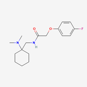 molecular formula C17H25FN2O2 B11361102 N-{[1-(dimethylamino)cyclohexyl]methyl}-2-(4-fluorophenoxy)acetamide 