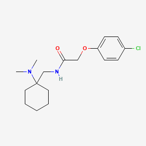 molecular formula C17H25ClN2O2 B11361116 2-(4-chlorophenoxy)-N-{[1-(dimethylamino)cyclohexyl]methyl}acetamide 