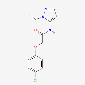 2-(4-chlorophenoxy)-N-(1-ethyl-1H-pyrazol-5-yl)acetamide