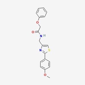 N-{[2-(4-methoxyphenyl)-1,3-thiazol-4-yl]methyl}-2-phenoxyacetamide