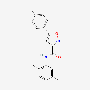 N-(2,5-dimethylphenyl)-5-(4-methylphenyl)-1,2-oxazole-3-carboxamide