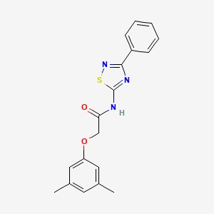 2-(3,5-dimethylphenoxy)-N-(3-phenyl-1,2,4-thiadiazol-5-yl)acetamide