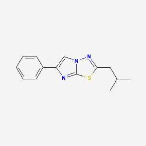 2-Isobutyl-6-phenylimidazo[2,1-b][1,3,4]thiadiazole