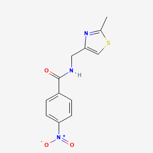 N-[(2-methyl-1,3-thiazol-4-yl)methyl]-4-nitrobenzamide