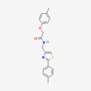 2-(4-methylphenoxy)-N-{[2-(4-methylphenyl)-1,3-thiazol-4-yl]methyl}acetamide