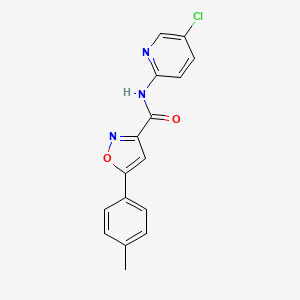 N-(5-chloropyridin-2-yl)-5-(4-methylphenyl)-1,2-oxazole-3-carboxamide