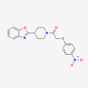 1-[4-(1,3-Benzoxazol-2-yl)piperidin-1-yl]-2-(4-nitrophenoxy)ethanone