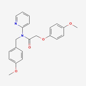 N-(4-methoxybenzyl)-2-(4-methoxyphenoxy)-N-(pyridin-2-yl)acetamide