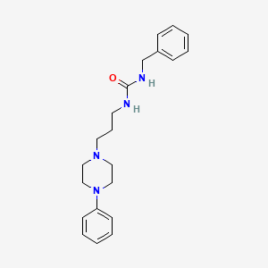 1-Benzyl-3-[3-(4-phenylpiperazin-1-yl)propyl]urea