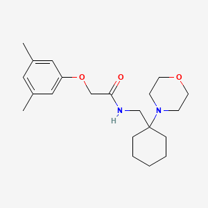 2-(3,5-dimethylphenoxy)-N-{[1-(morpholin-4-yl)cyclohexyl]methyl}acetamide