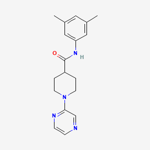 N-(3,5-dimethylphenyl)-1-pyrazin-2-ylpiperidine-4-carboxamide