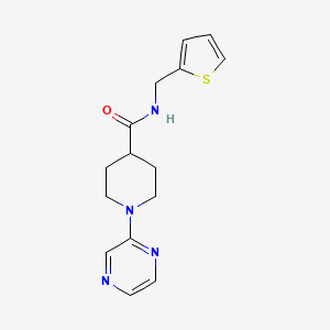 1-(Pyrazin-2-YL)-N-[(thiophen-2-YL)methyl]piperidine-4-carboxamide