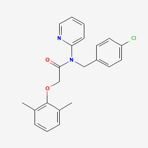 N-(4-chlorobenzyl)-2-(2,6-dimethylphenoxy)-N-(pyridin-2-yl)acetamide