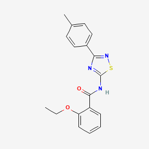 2-ethoxy-N-[3-(4-methylphenyl)-1,2,4-thiadiazol-5-yl]benzamide