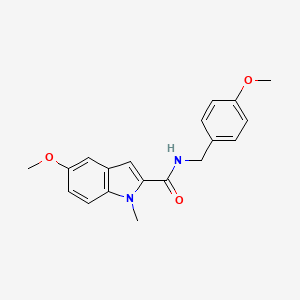 5-methoxy-N-(4-methoxybenzyl)-1-methyl-1H-indole-2-carboxamide