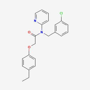 N-(3-chlorobenzyl)-2-(4-ethylphenoxy)-N-(pyridin-2-yl)acetamide