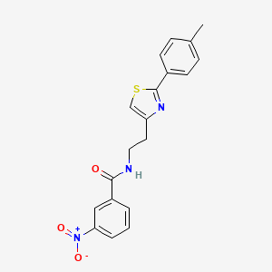 N-{2-[2-(4-methylphenyl)-1,3-thiazol-4-yl]ethyl}-3-nitrobenzamide