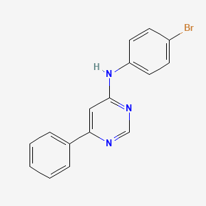 N-(4-bromophenyl)-6-phenylpyrimidin-4-amine