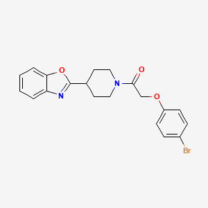 1-[4-(1,3-Benzoxazol-2-yl)piperidin-1-yl]-2-(4-bromophenoxy)ethanone