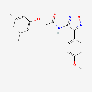 molecular formula C20H21N3O4 B11361882 2-(3,5-dimethylphenoxy)-N-[4-(4-ethoxyphenyl)-1,2,5-oxadiazol-3-yl]acetamide 