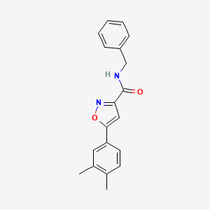 N-benzyl-5-(3,4-dimethylphenyl)-1,2-oxazole-3-carboxamide