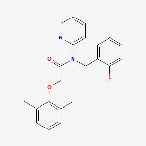 2-(2,6-dimethylphenoxy)-N-(2-fluorobenzyl)-N-(pyridin-2-yl)acetamide