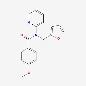 N-(furan-2-ylmethyl)-4-methoxy-N-(pyridin-2-yl)benzamide