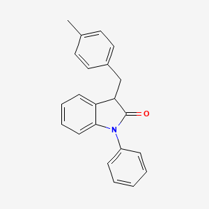 3-(4-methylbenzyl)-1-phenyl-1,3-dihydro-2H-indol-2-one