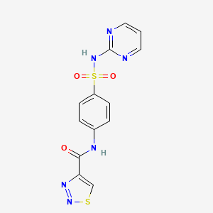 N-[4-(pyrimidin-2-ylsulfamoyl)phenyl]-1,2,3-thiadiazole-4-carboxamide