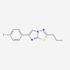 6-(4-Fluorophenyl)-2-propylimidazo[2,1-b][1,3,4]thiadiazole