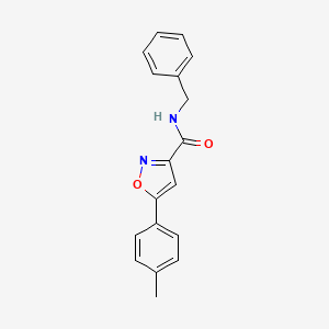 N-benzyl-5-(4-methylphenyl)-1,2-oxazole-3-carboxamide