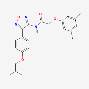 2-(3,5-dimethylphenoxy)-N-{4-[4-(2-methylpropoxy)phenyl]-1,2,5-oxadiazol-3-yl}acetamide