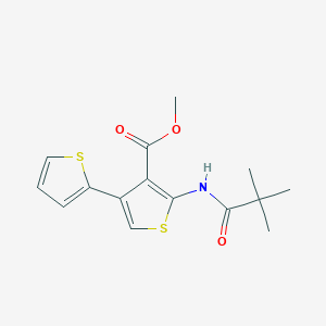 Methyl 5'-pivalamido-[2,3'-bithiophene]-4'-carboxylate