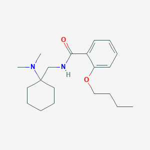 molecular formula C20H32N2O2 B11362298 2-butoxy-N-{[1-(dimethylamino)cyclohexyl]methyl}benzamide 