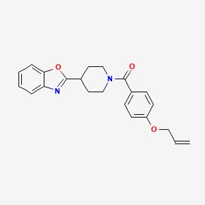 [4-(1,3-Benzoxazol-2-yl)piperidin-1-yl][4-(prop-2-en-1-yloxy)phenyl]methanone