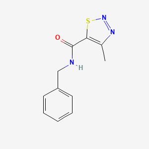 N-benzyl-4-methyl-1,2,3-thiadiazole-5-carboxamide