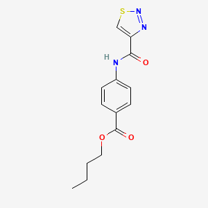 Butyl 4-[(1,2,3-thiadiazol-4-ylcarbonyl)amino]benzoate