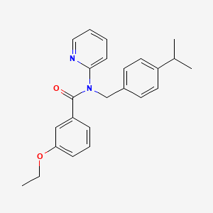 3-ethoxy-N-[4-(propan-2-yl)benzyl]-N-(pyridin-2-yl)benzamide