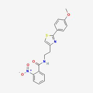 N-{2-[2-(4-methoxyphenyl)-1,3-thiazol-4-yl]ethyl}-2-nitrobenzamide