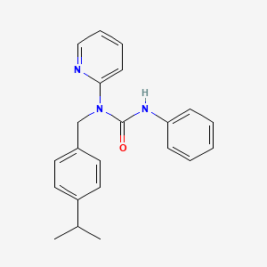 3-Phenyl-1-[4-(propan-2-yl)benzyl]-1-pyridin-2-ylurea