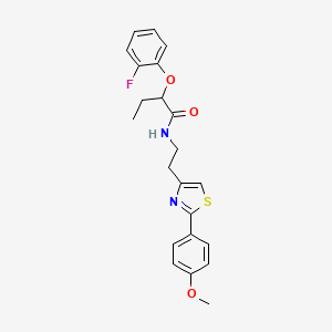 2-(2-fluorophenoxy)-N-{2-[2-(4-methoxyphenyl)-1,3-thiazol-4-yl]ethyl}butanamide