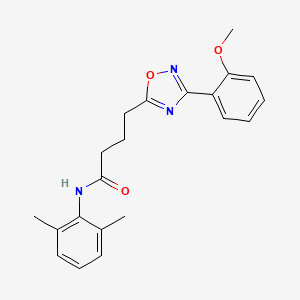 N-(2,6-dimethylphenyl)-4-[3-(2-methoxyphenyl)-1,2,4-oxadiazol-5-yl]butanamide