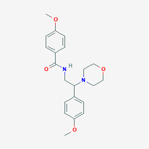 4-methoxy-N-[2-(4-methoxyphenyl)-2-(morpholin-4-yl)ethyl]benzamide